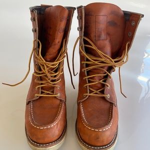Redwing Leather Lace-Up Boots